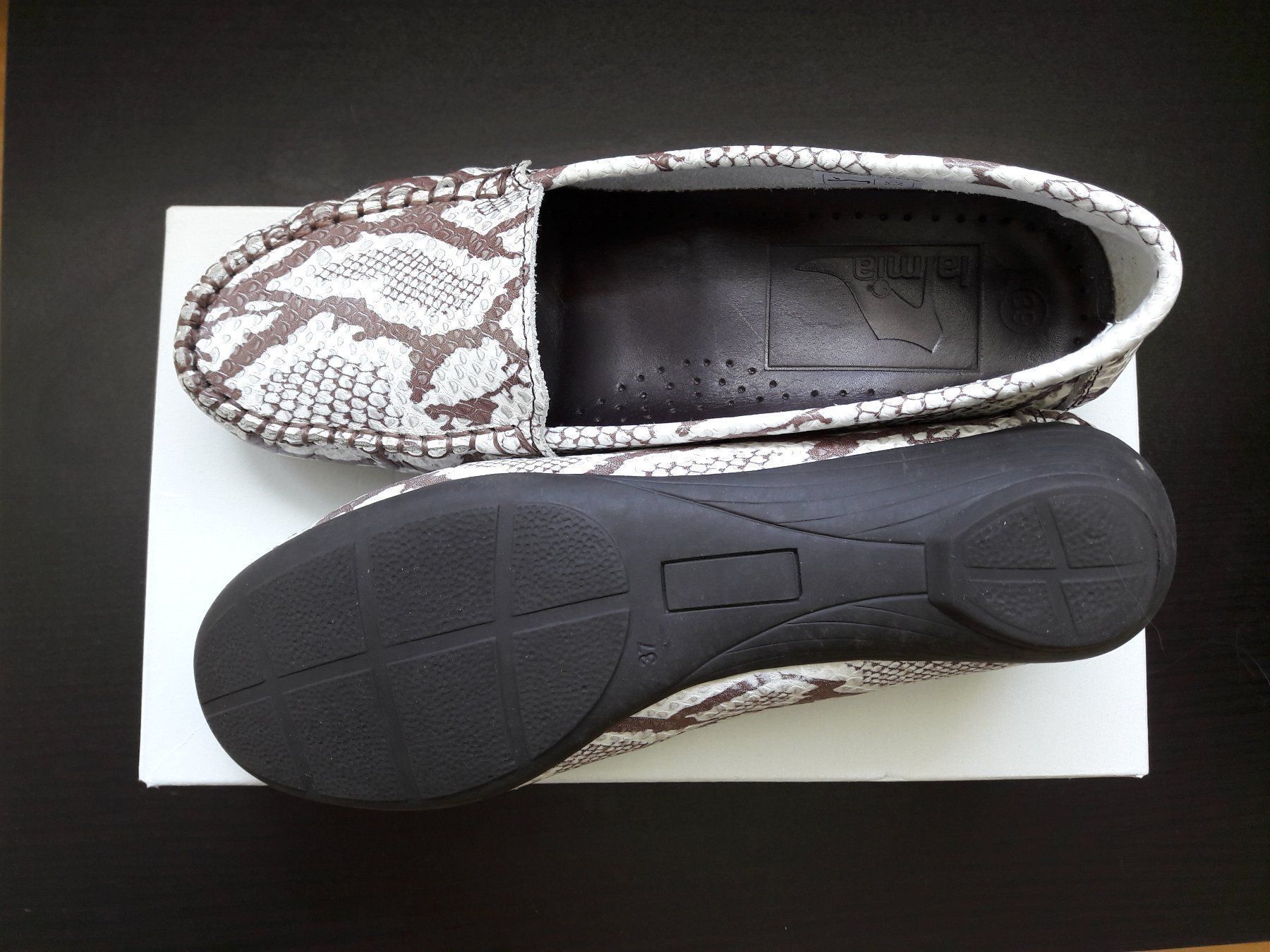 Damenschuhe: Mokassins Leder. La Mia – Neu und originalverpackt aus Glattfelden von Roman2504 3