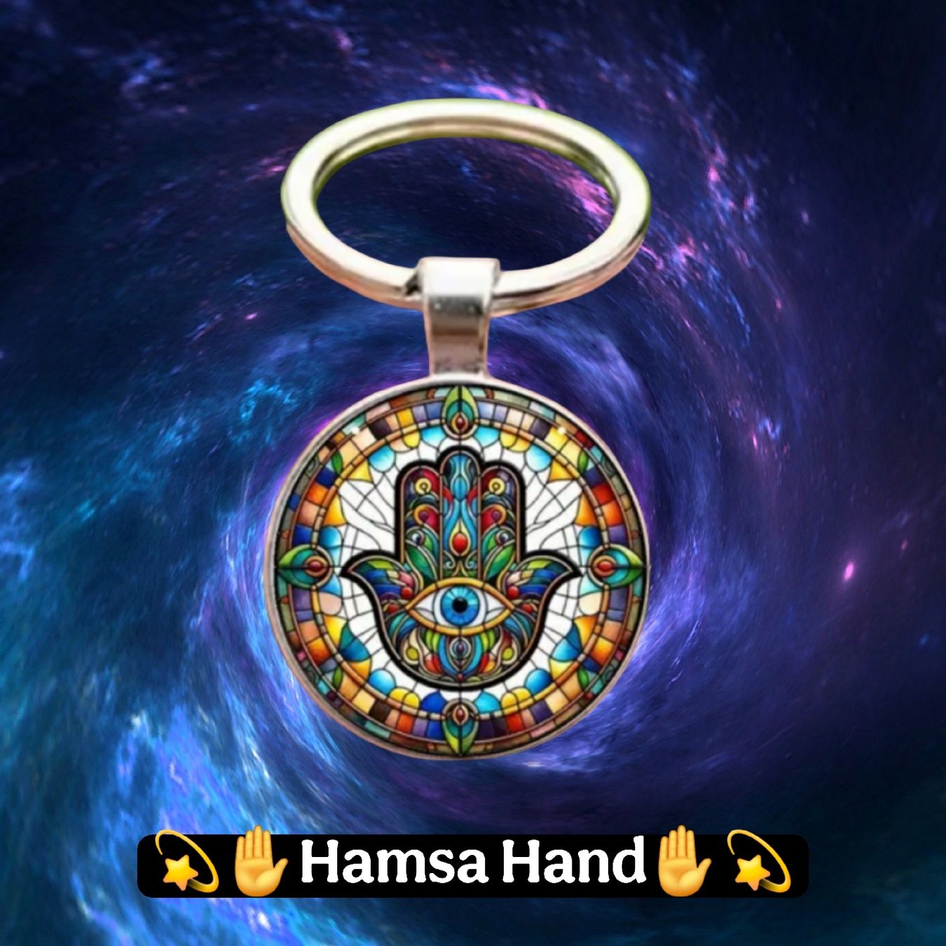Schlüsselanhänger & - bänder: Hamsa Hand Schlüsselanhänger/Neu – Neu und originalverpackt aus Arbon von sar_l7ll