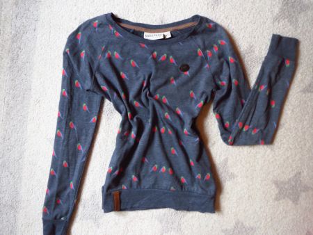 NEUWERTIGER NAKETANO Pullover Gr XS mit Vögeli