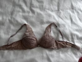 INTIMISSIMI- Edler Spitzen BH in Taupe, Gr. 75B
