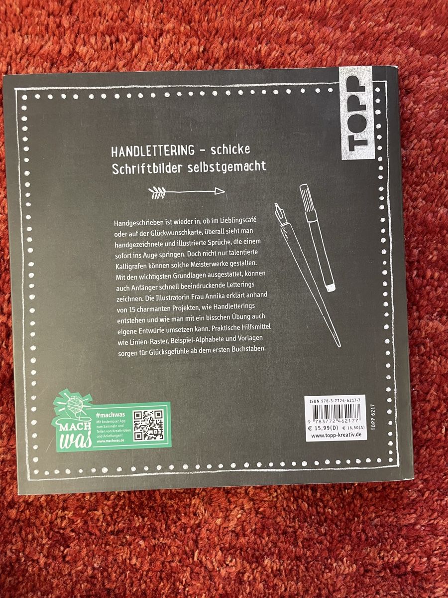 Libri: Hand Lettering Buch – Nuovo (secondo la descrizione) da Dittingen venduto da nje_9nlt 1