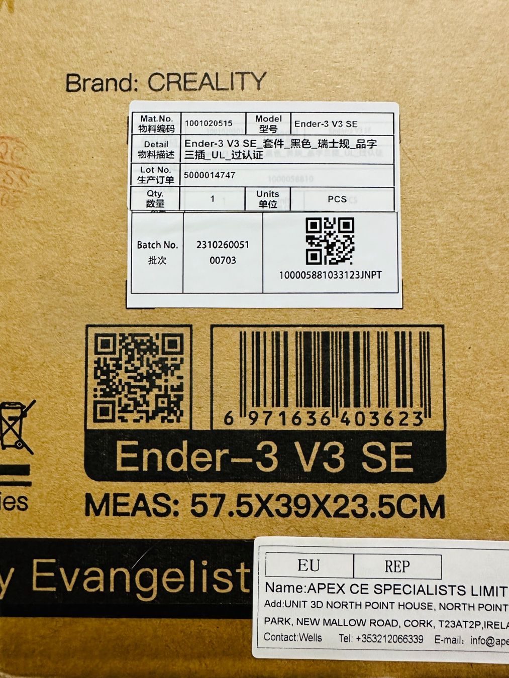Creality Stampanti 3D: 3D Drucker Creality Ender-3 V3 SE – Usato da Remigen venduto da tonip88 3