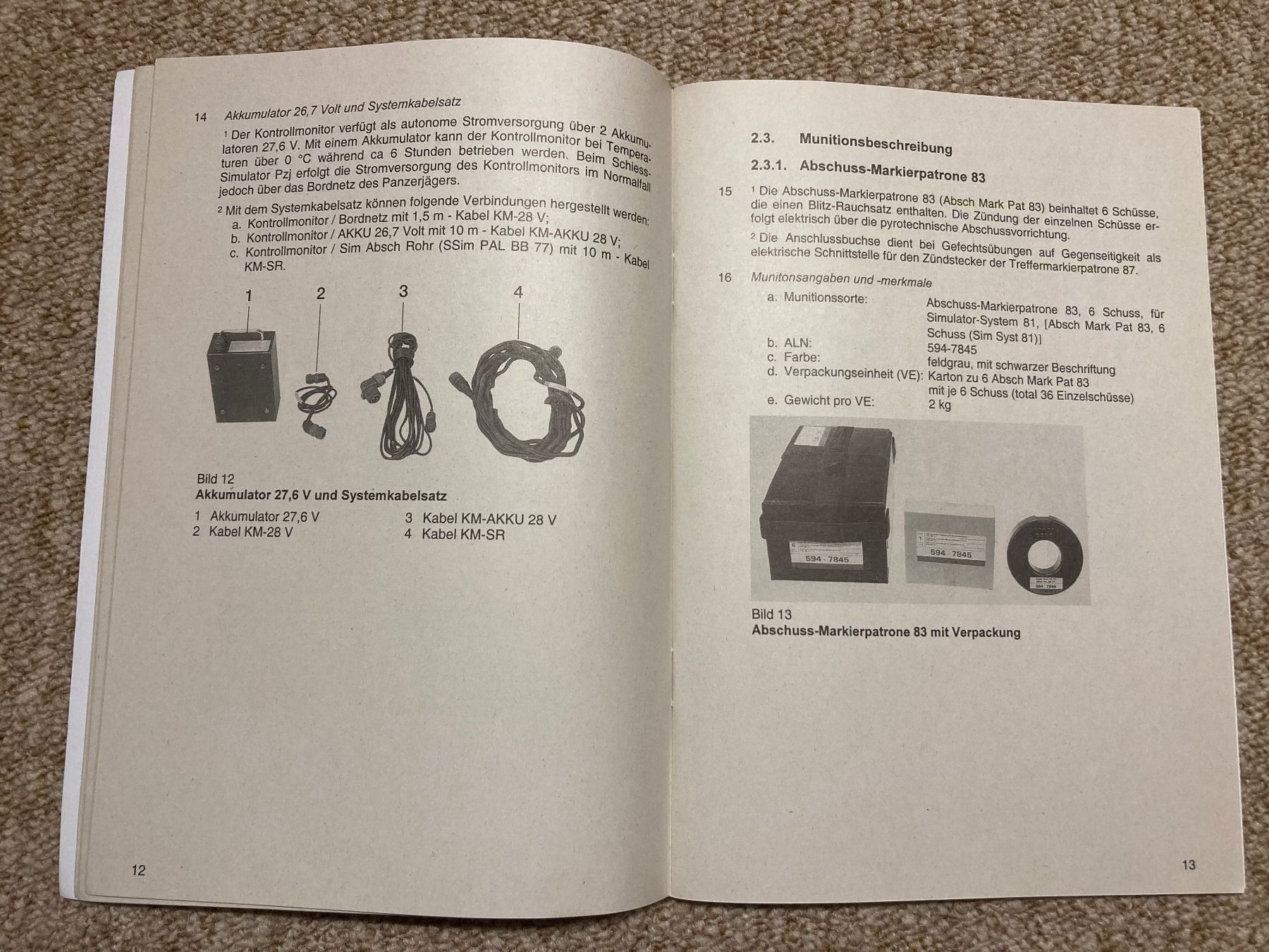 Libri: Reglement: Schiess-Simulator zu Panzerjäger - CH Armee – Usato da Brütten venduto da Hst1 6