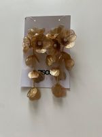ASOS Design Ohrringe, goldfarben, Blumen