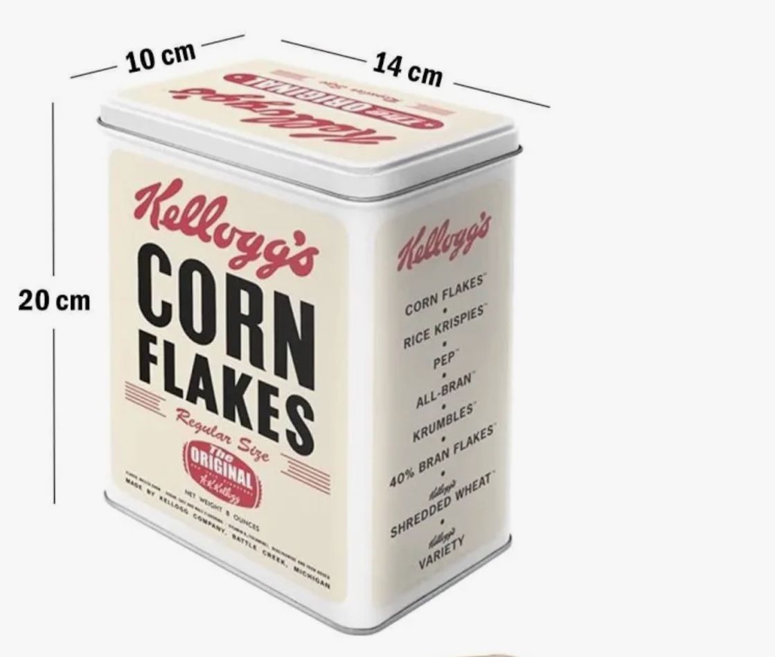 Contenitori & Simili: Aufbewahrungsdose Corn Flakes Retro – Usato da Glattpark(Opfikon) venduto da ste_n99y