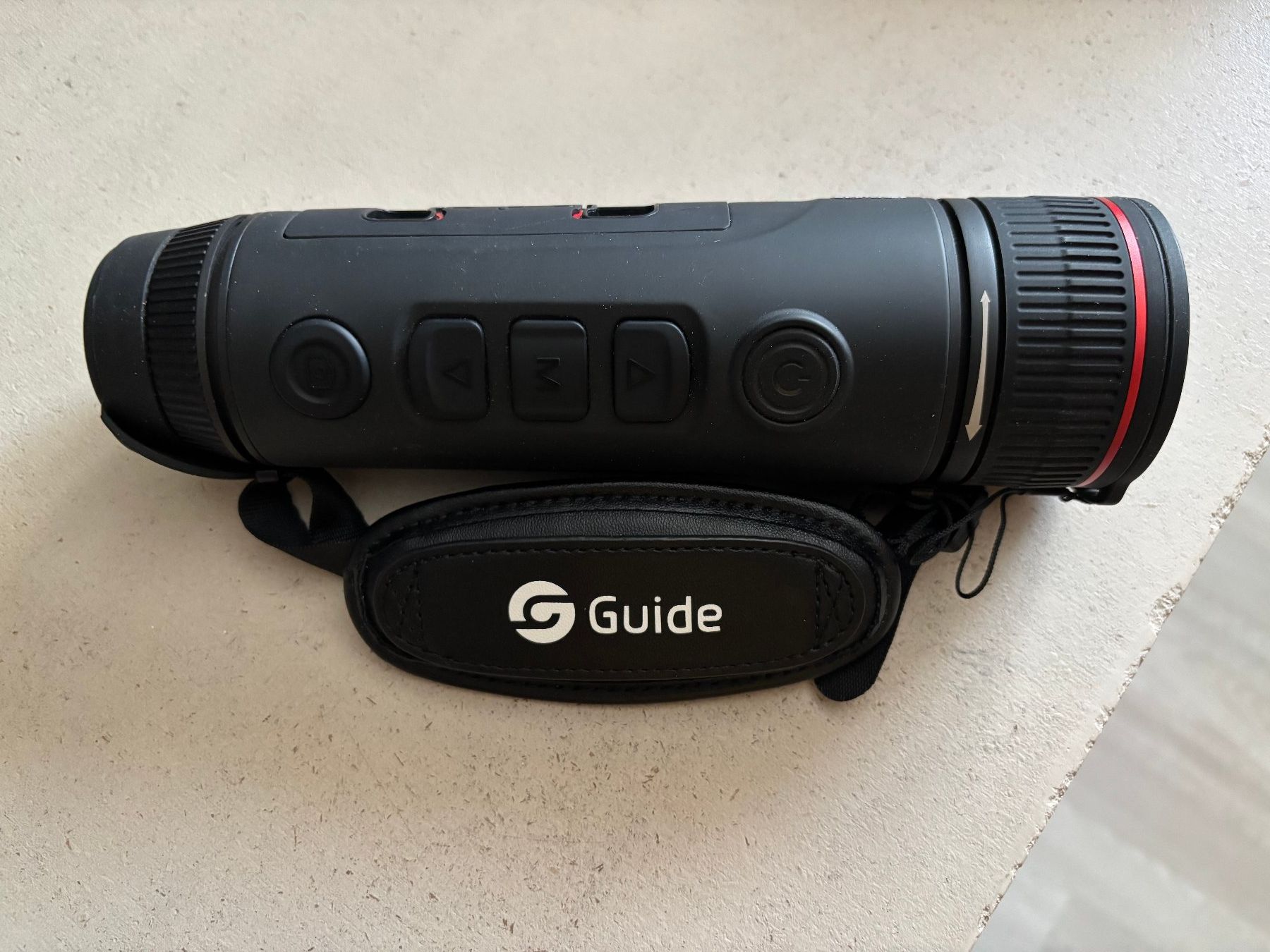 Binocoli: Guide TJ650 LRF - Wärmebild-Monokular mit Laser-Entfernungsm – Nuovo (secondo la descrizione) da Landquart venduto da Barcuns