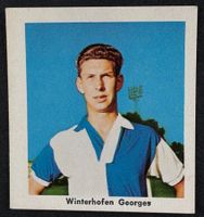VINTAGE SAMMELBILD FOOTBALL-GUM GRASSHOPPER GEORGES WINTER.