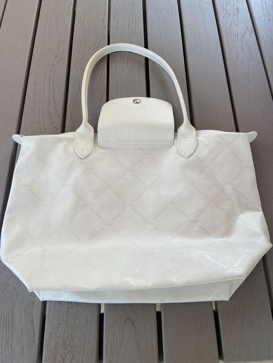 Longchamp Tasche Weiss Nylon