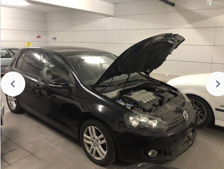 VW Golf 6 2,0 TDI Jg 2008 nur 4999fr kleiner Frontschaden