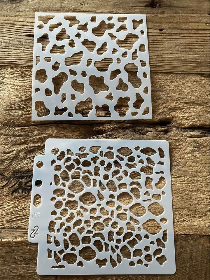 Schablonen: 4er  Set Malschablonen Mauern, Mosaik – Neu und originalverpackt aus Effretikon von wenuss 1