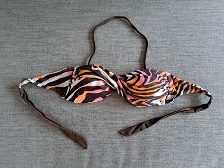 Bikini-Top gemustert Grösse 36 guter Zustand