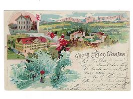 CH, Ansichtskarte Bad Gonten, Appenzell 16.9.1899