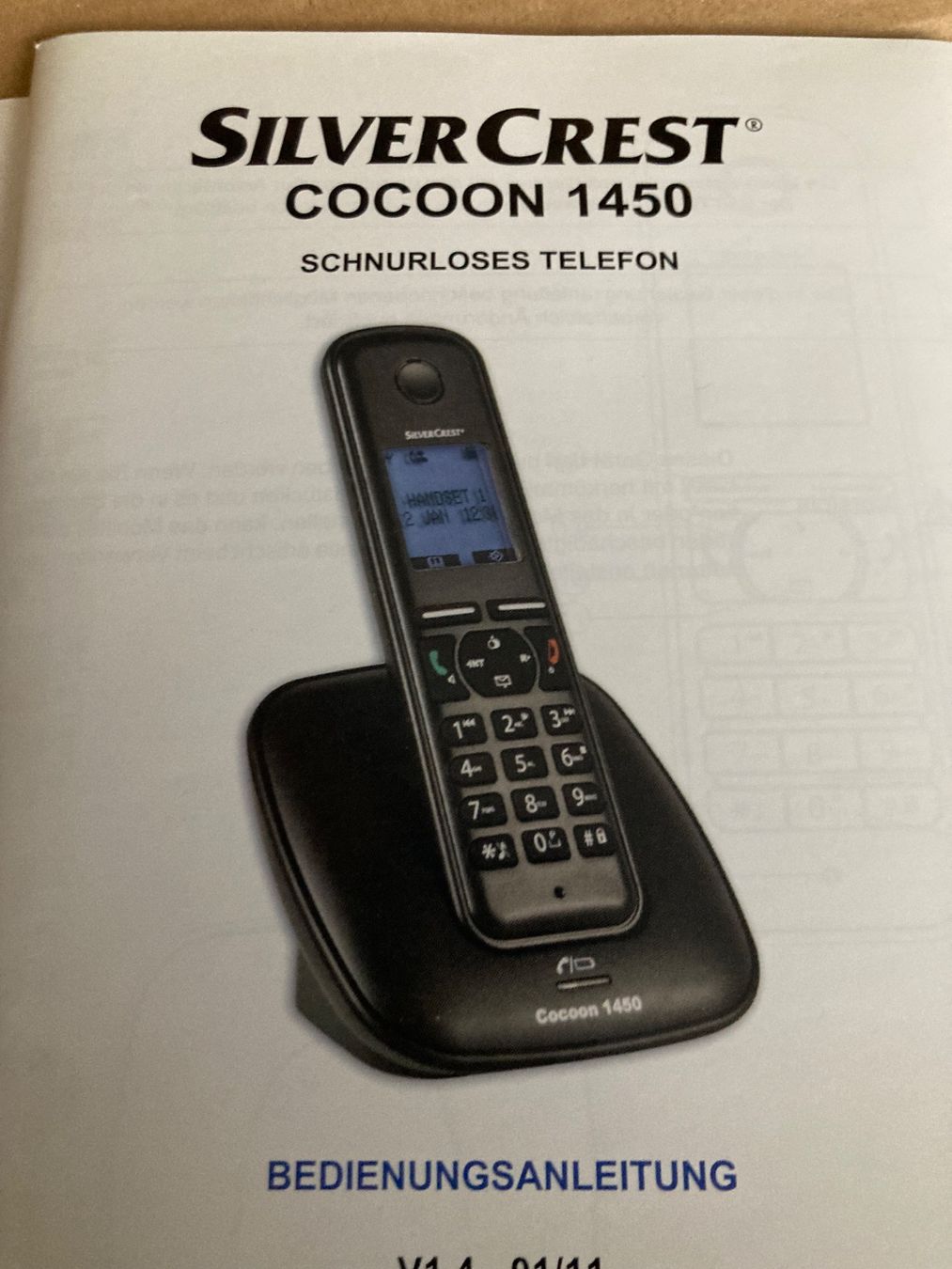 Téléphones: Silvercrest DECT-Telefon Cocoon 1450 neu – Neuf avec emballage d'origine à Küssnacht am Rigi par alf_7tb5 3