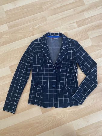 Street One Blazer dunkelblau kariert Gr. 34