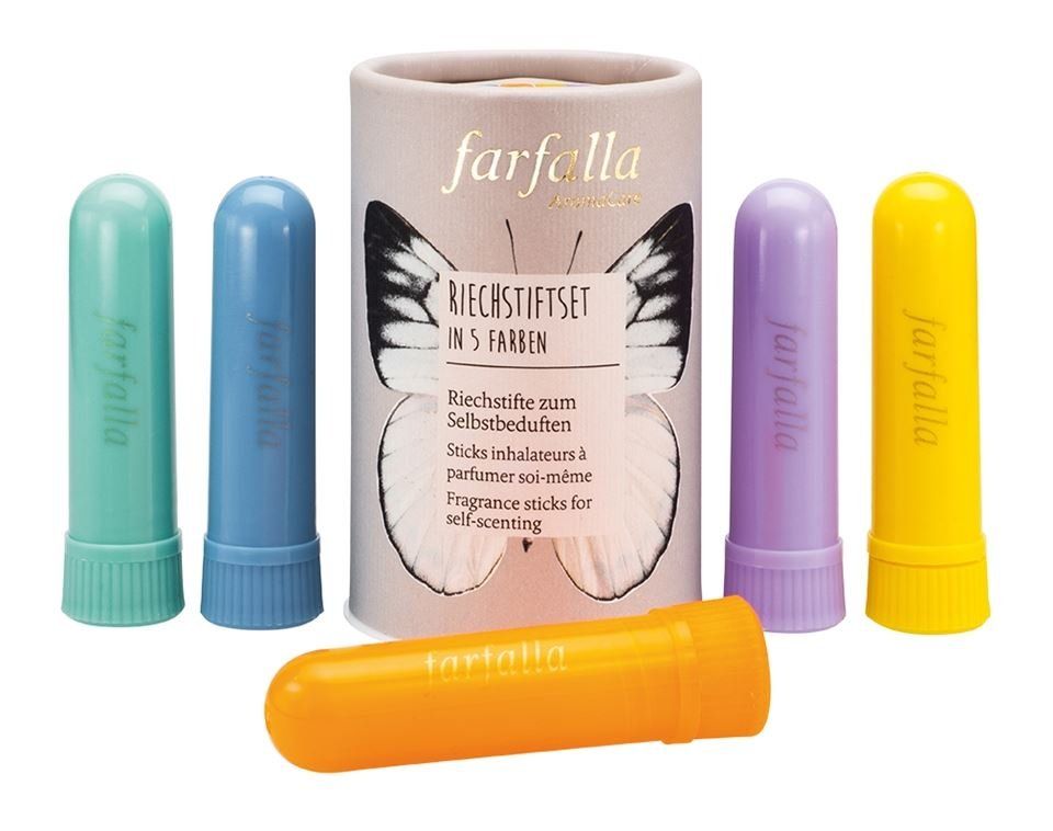 Medizinische Geräte: Set Riechstifte - Box in 5 Farben – Neu und originalverpackt aus Mauren von Yeelen