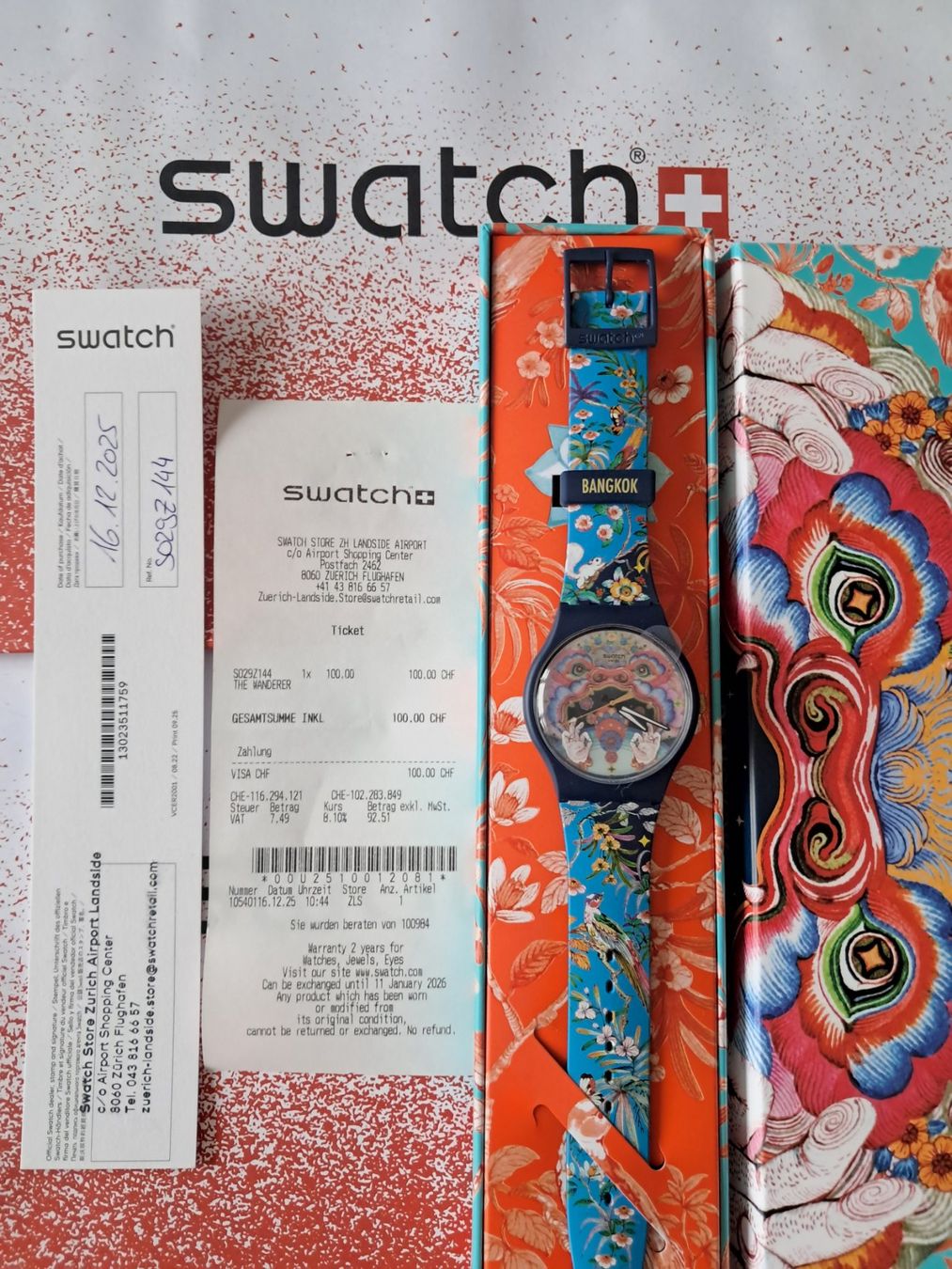 Swatch Orologi: Swatch Destination Bangkok – Nuovo e nell'imballaggio originale da Niederhasli venduto da zvb_fgn2 9