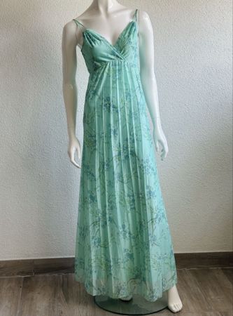 Vintage Maxi Dress floral print 