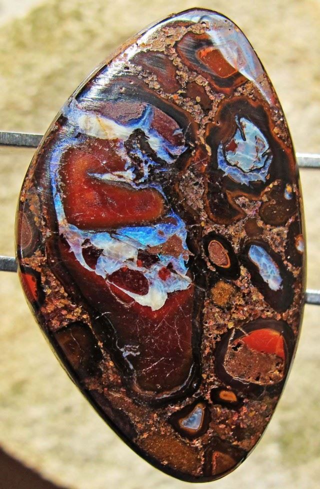 Pietre preziose: Australischer Boulder Opal 50.35Cts. – Nuovo (secondo la descrizione) da Bern venduto da Grindelwaldaus 1
