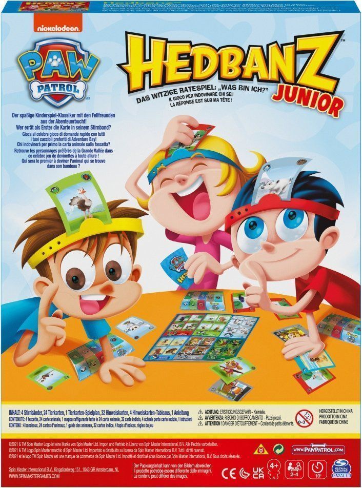 Giochi: Paw Patrol Hedbanz Junior – Nuovo e nell'imballaggio originale da Châtonnaye venduto da Jaydee6 1