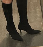 eleganter Stiefel in Velours Optik Gr. 37