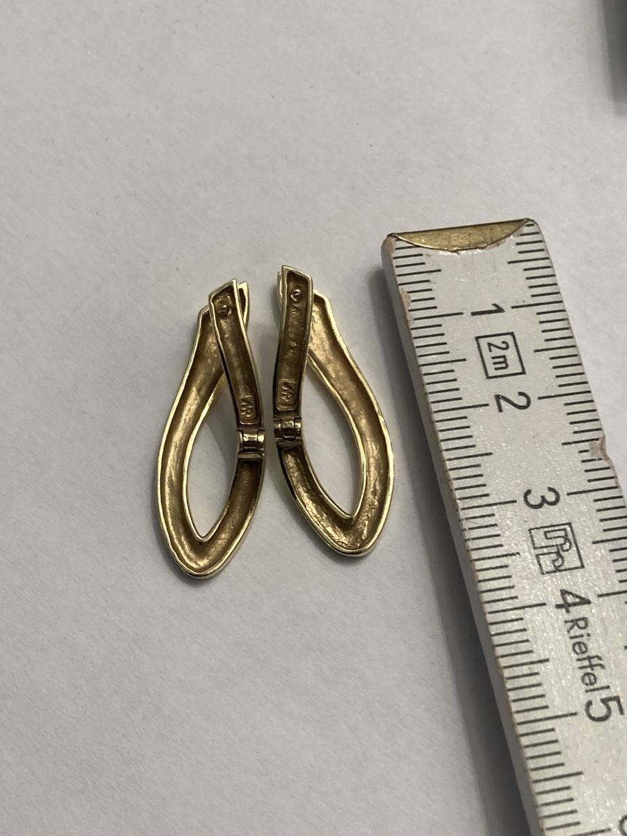 Orecchini pendenti & Orecchini a lobo: Ohringe 18k 6.66Gr 3cm – Usato da Dietikon venduto da Closet_refurbished 5