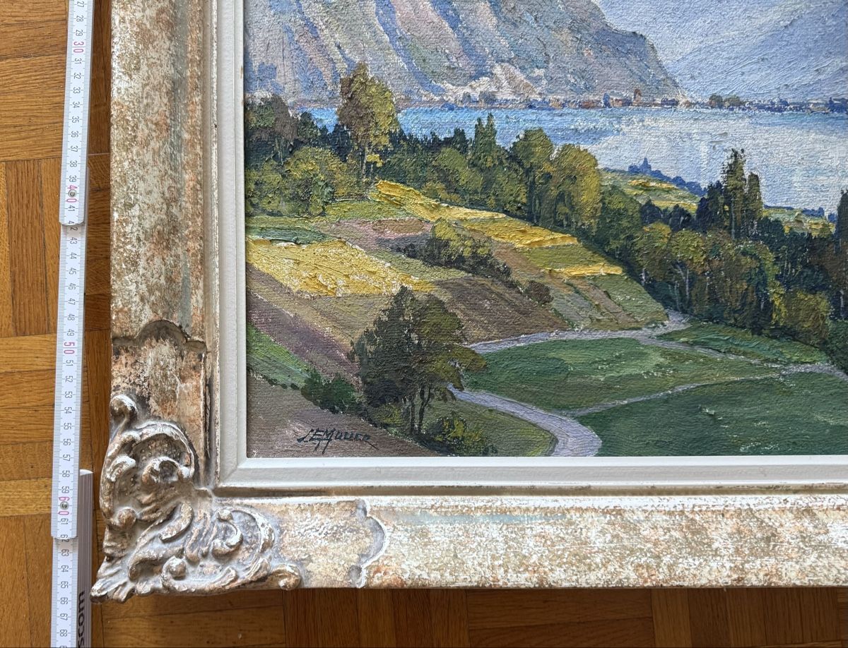 Gemälde: Gemälde mit Rahmen von J. E. Müller – Gebraucht aus Zürich von Amethystfee 1