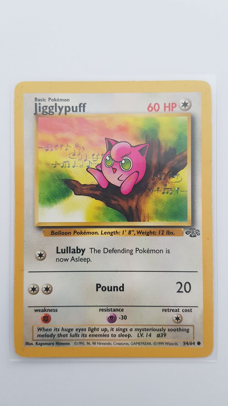 Pokémon Carte collezionabili: Jungle - 54 - Jigglypuff – Usato da Neuchâtel venduto da bilao