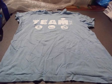 T-Shirt Grösse XL, Ironman, hellblau 2015