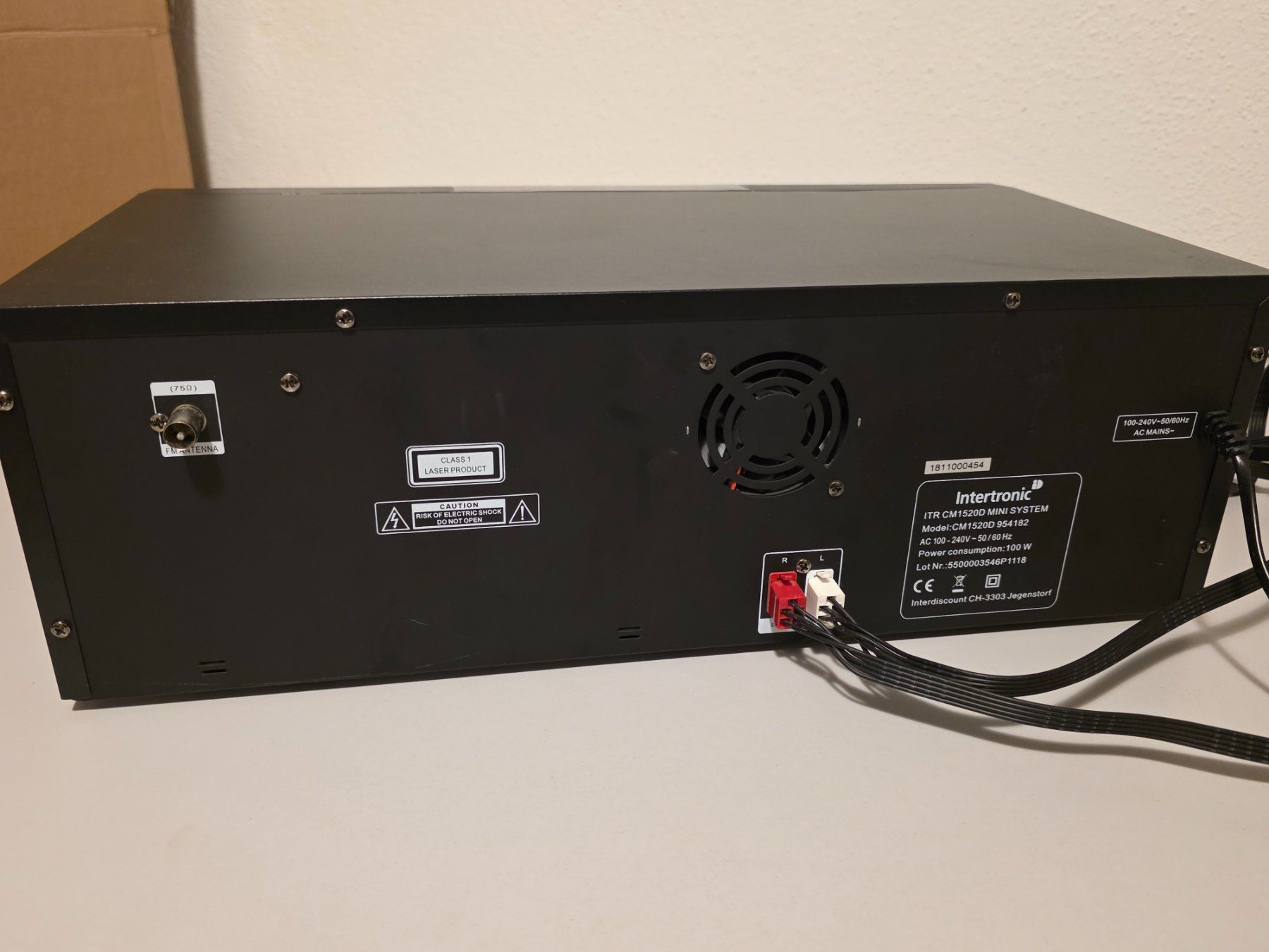 Lettore multimediale & Streamer: Kompakte Musikanlage mit Bluetooth und Lightshow Intertronic – Usato da Badäl venduto da RYzeR9980X4D 3
