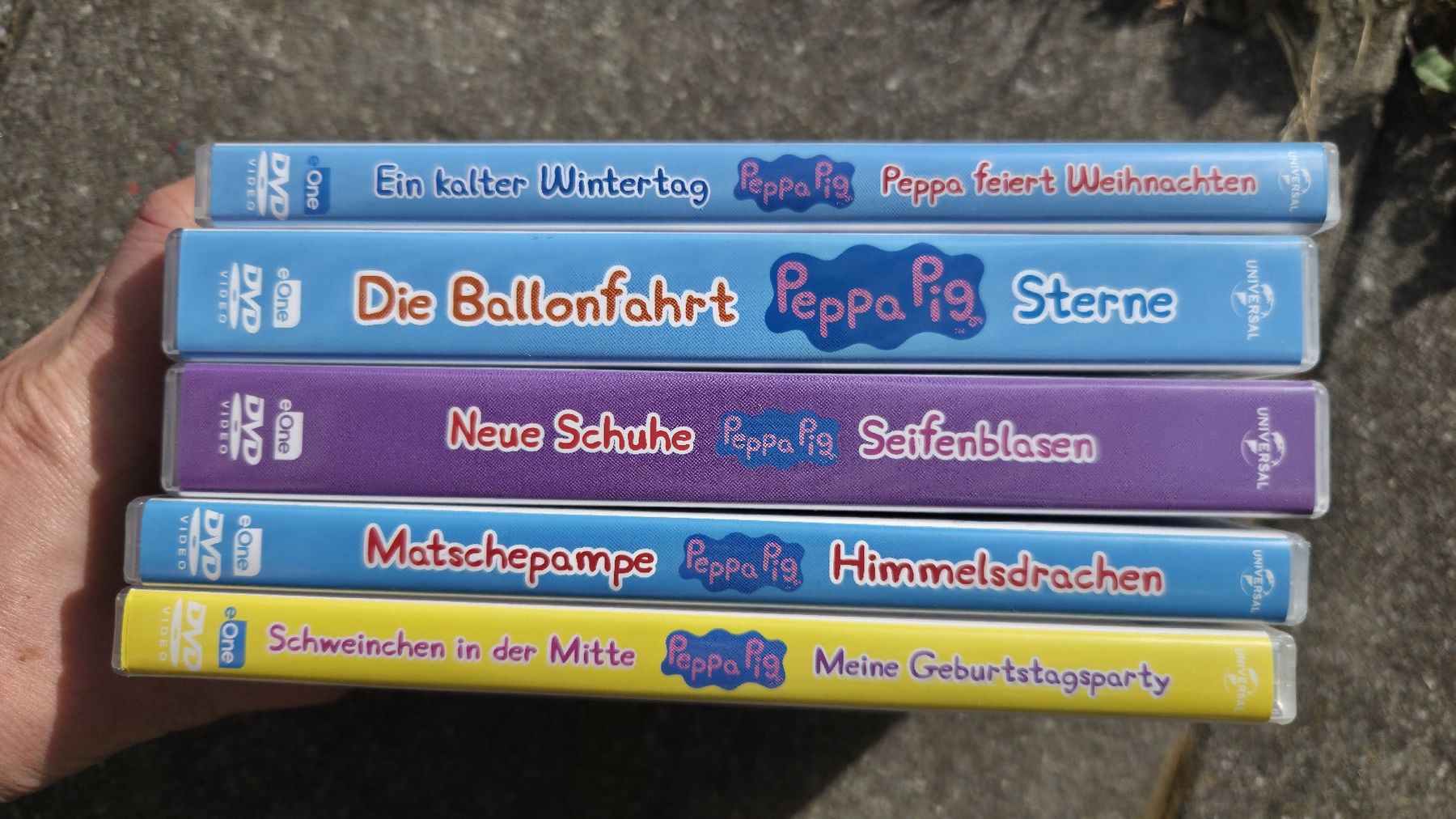 Alle DVDs: Peppa Wutz DVDs 5 Stk. – Gebraucht aus Oberkirch LU von Tatamara 1