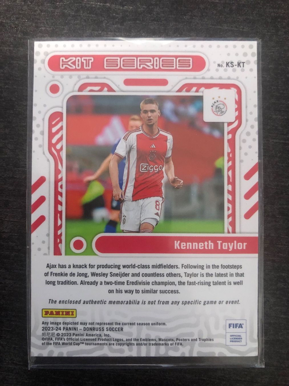 Topps Carte collezionabili: Panini Donruss Kenneth Taylor Ajax Patch – Usato da Wangenried venduto da Garagara 1