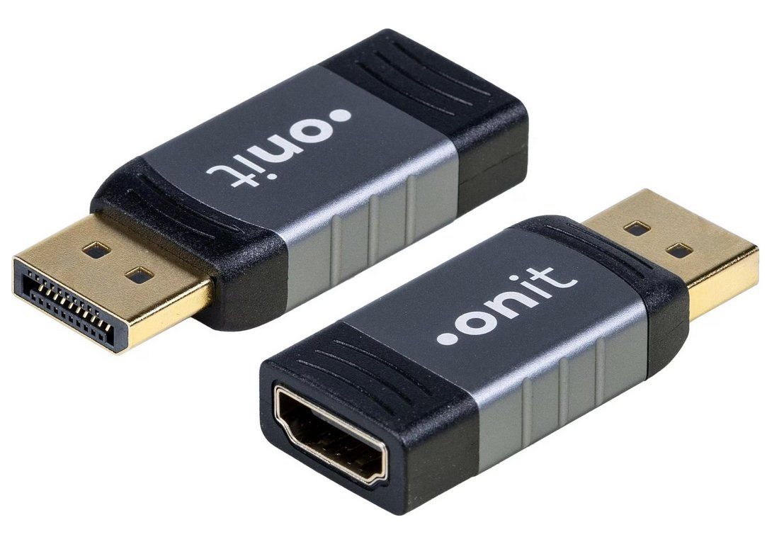 Unità & Adattatore: 1x onit Adapter DisplayPort - HDMI - NEU – Nuovo e nell'imballaggio originale da Langwiesen venduto da Restposten-24