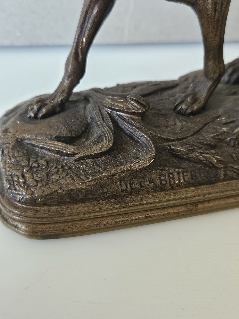 Statuette: Bronze Figur E.DELABRIERRE – Usato da Adlikon b.Regensdorf venduto da kuka02 6