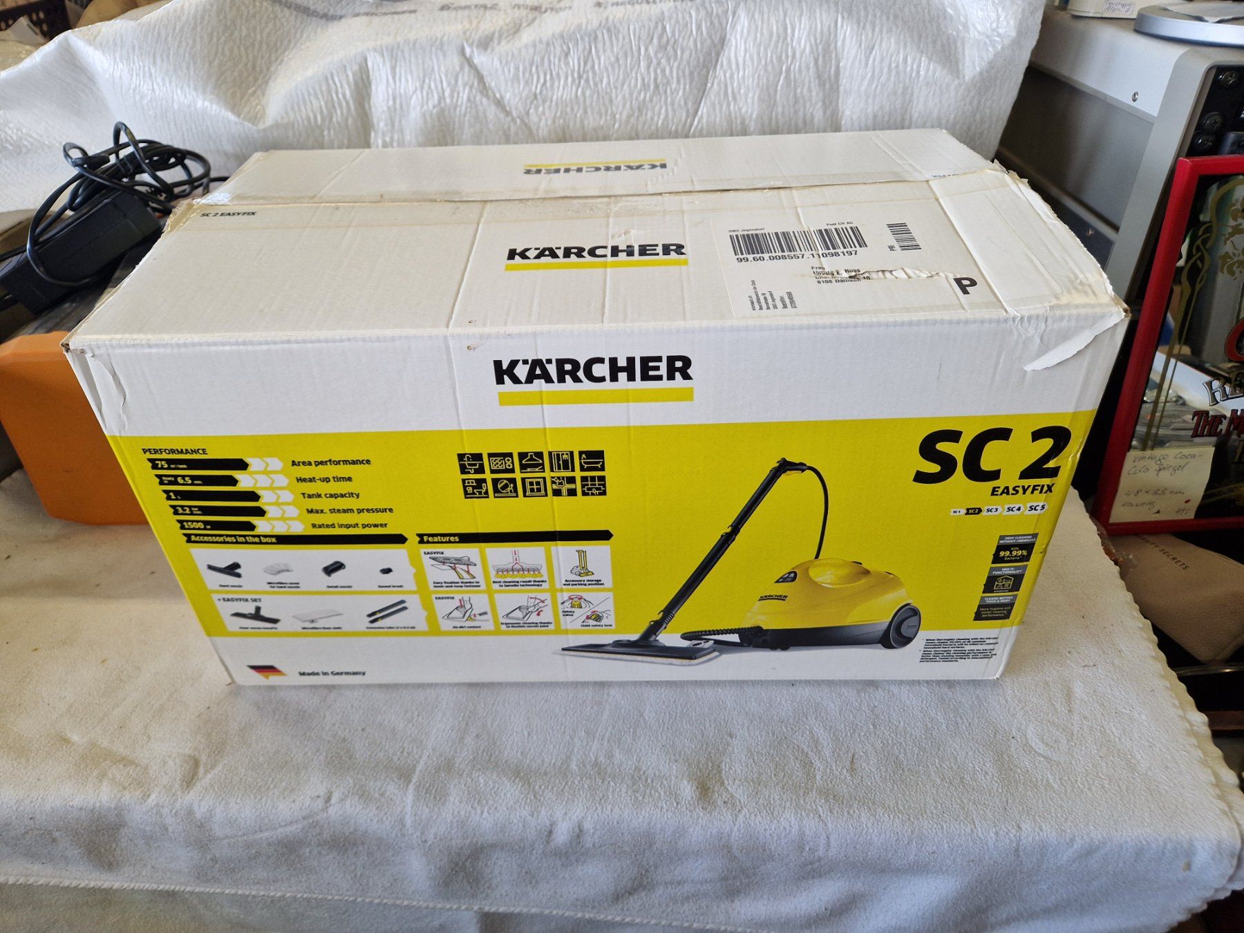 Kärcher Dampfreiniger: Kärcher SC2 Dampfreiniger Easy Fix in Originalverpackung – Gebraucht aus Wädenswil von verebe