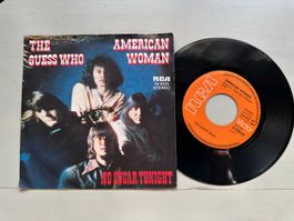 THE GUESS WHO tolle America woman Kult Singles 70's Top Hit