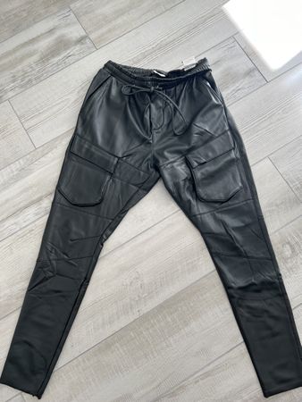 Pantaloni in ecopelle verdi - Penn&ink