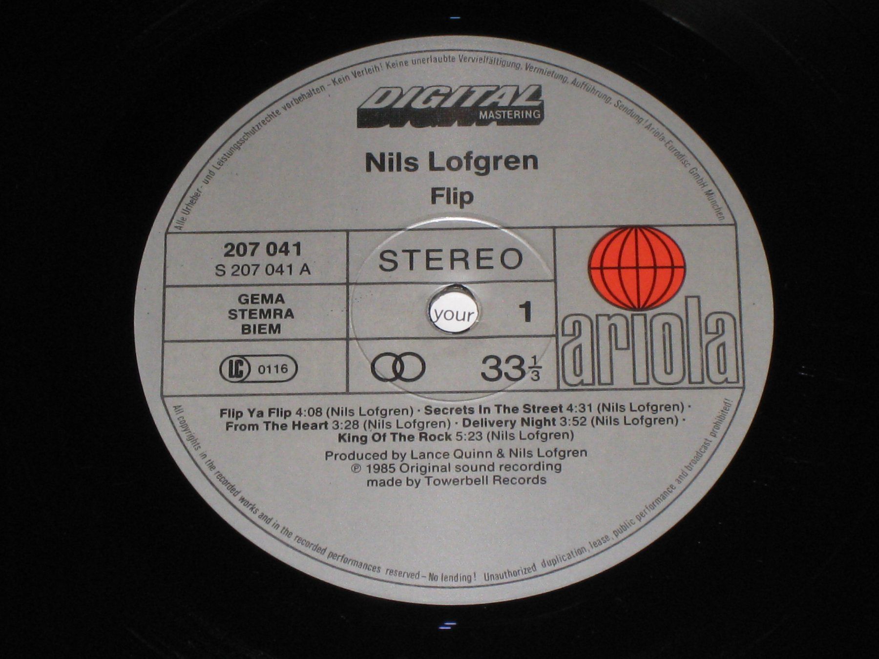 Dischi in vinile: LP - NILS LOFGREN - FLIP – Usato da Steckborn venduto da Quo7 1