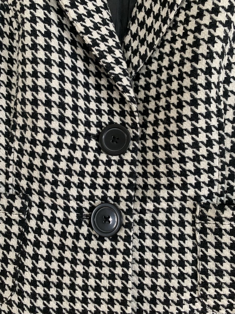 Giacche: Schicker Übergangs -  Blazer im Hahnentrittmuster, Grösse L – Nuovo (secondo la descrizione) da Teufen AR venduto da parazello 4