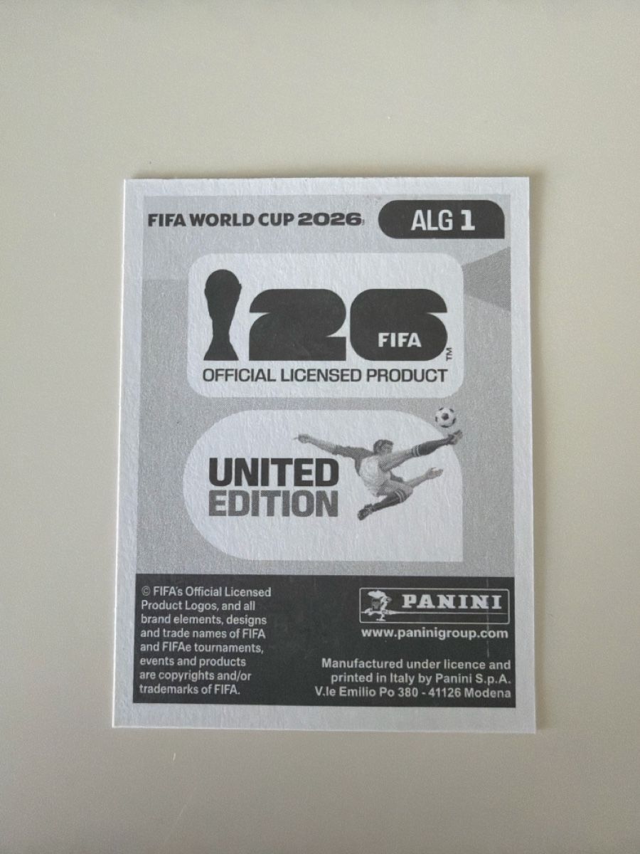 Panini Sammelbilder & Trading cards: Panini FIFA 2026 - ALG 1 – Neu (gemäss Beschreibung) aus Nyon von Alex017 1
