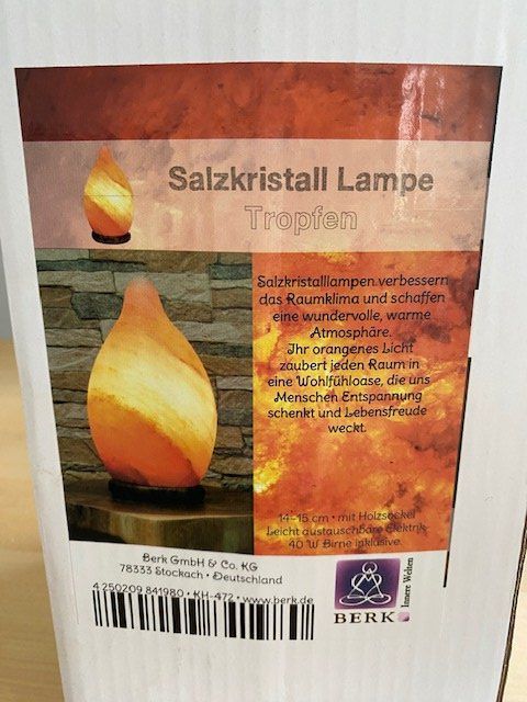 Lampade: Salzkristalllampe Himalaya – Usato da Edlibach venduto da Arnoldotto 2