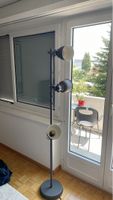 Stehleuchte 3 Spots dunkelgrau Metall (Ikea)