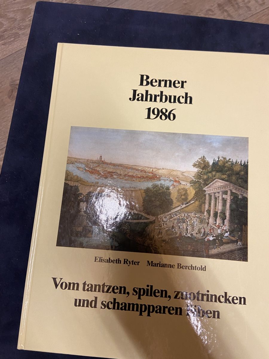 Libri: Berner Jahrbuch 1986 - Ein Stück Berner Geschichte! – Usato da Galmiz venduto da Queenstone