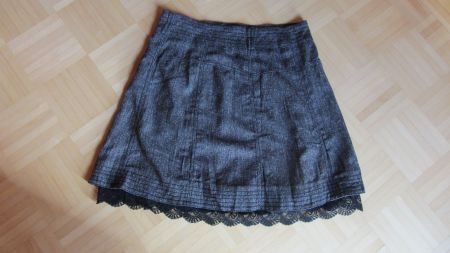 Jupe taille 40-42 brun chiné