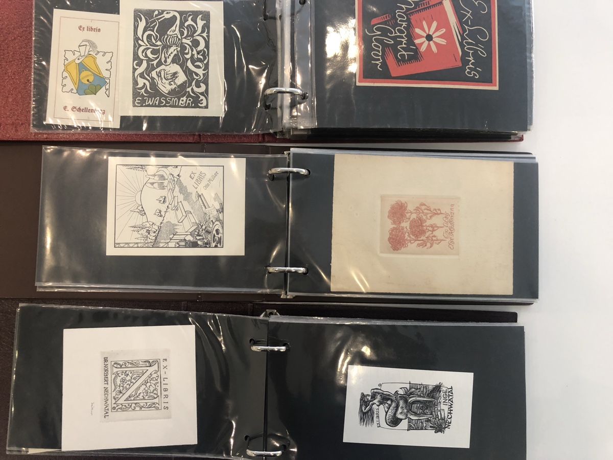 Poster & Bilder: Grosse Sammlung Ex-Libris in 3 Alben - viele limitierte ! – Gebraucht aus Lufingen von Rac0 1