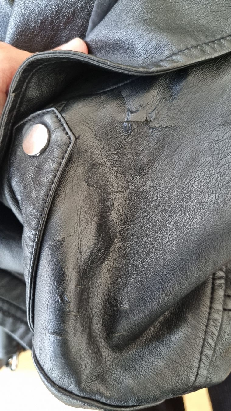 C&A Vestes: Kunstlederjacke schwarz, 42 – D'occasion à Chur par sinillo 5