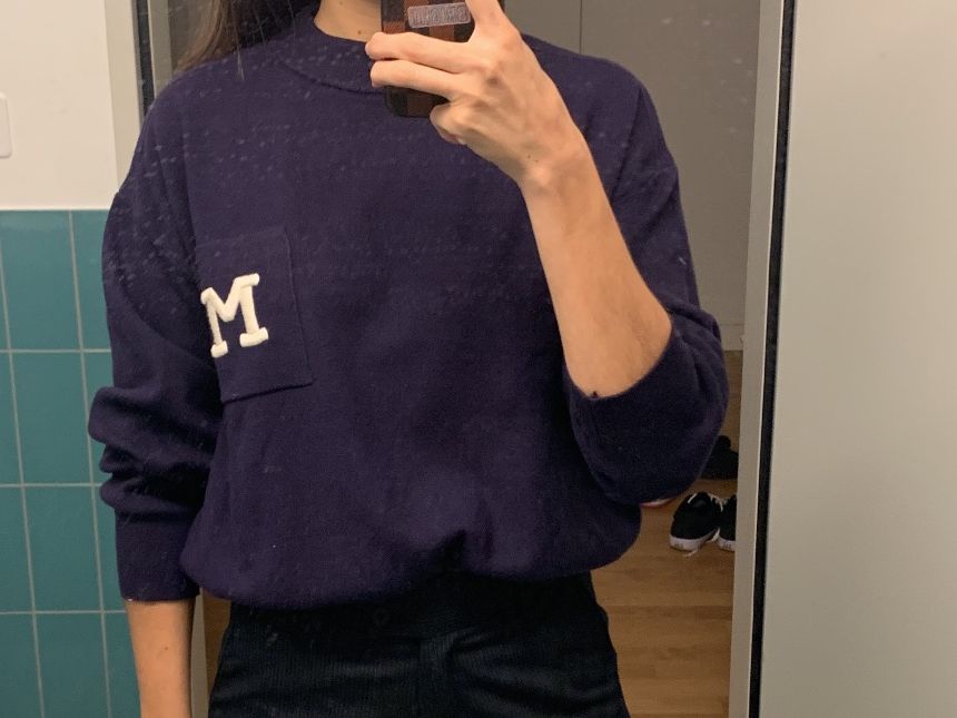 Mango Pulls & Sweat-shirts: Mango / Strickpullover / M / Dunkelblau – D'occasion à Winkel par masrisa 3