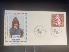 Frankreich 1979 Ersttagsbrief Jahr des Kindes