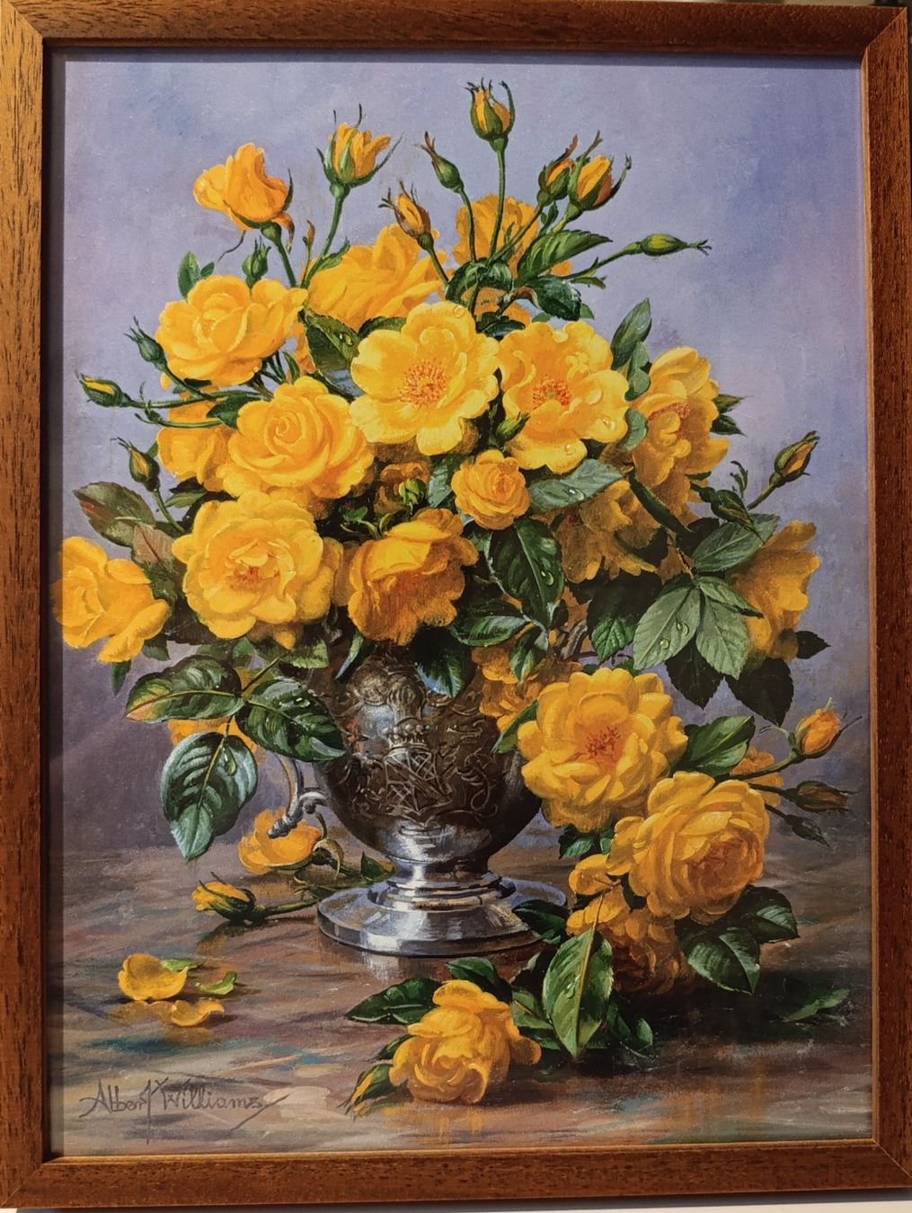 Foto & Immagini: Wandbild mit Rahmen: gelbe Blumen – Usato da Bern venduto da sim_8y66