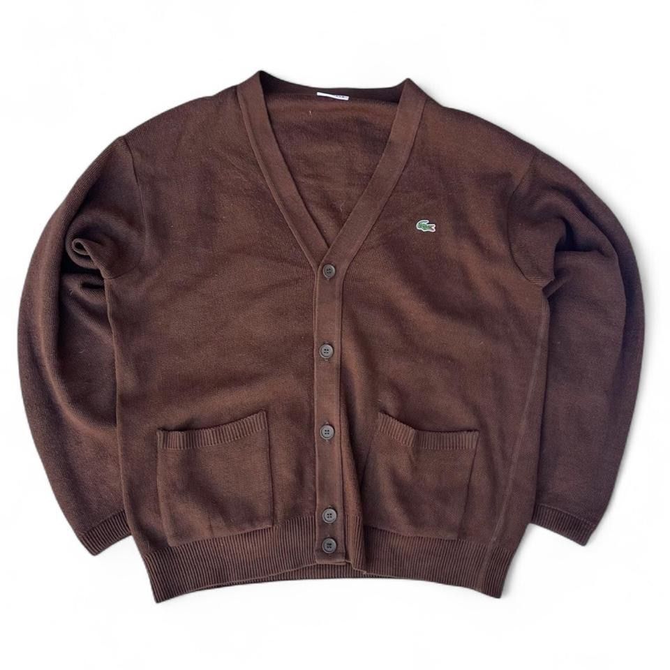 Lacoste Gilets & Westen: Lacoste Cardigan Braun – Gebraucht aus Riehen von RESTREET