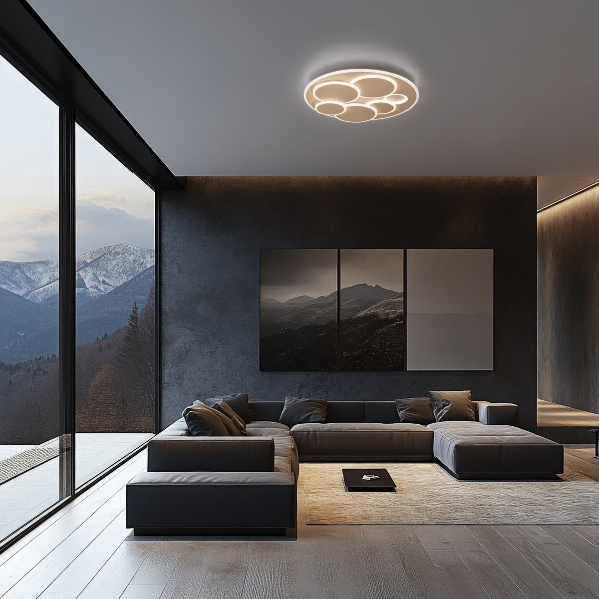 Lampadari & plafoniere: LED Deckenleuchte, CCT, Dimmer, 50 cm Ø – Nuovo (secondo la descrizione) da Kreuzlingen venduto da Smart-Light 1